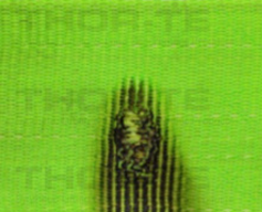 Sling Melting or Charring Sling Melting or Charring