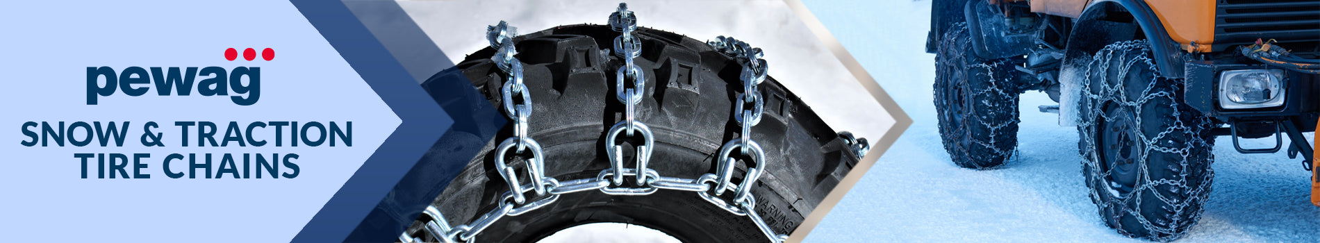 Snow Traction Tire Chain Banner