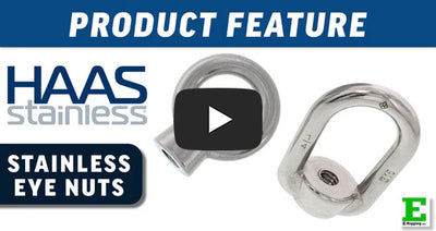 HAAS Stainless Eye Nuts