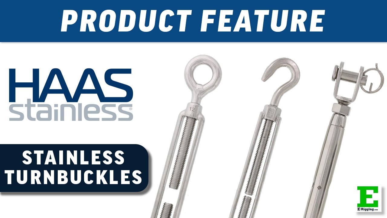 HAAS Stainless Steel Turnbuckles | E-Rigging Product