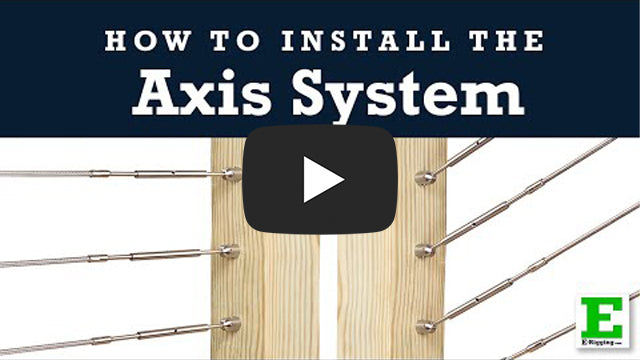 How to Install the Axis Cable Railing System - Straight and Angled Cable Railing