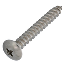 3/16" x 1-1/2" Stainless Steel Pan Head Wood Screw