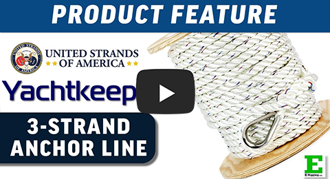 Yachtkeeper 3-Strand Anchor Lines | E-Rigging Products 
