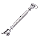Type 316 Stainless Steel Pipe Style Jaw x Jaw Turnbuckle