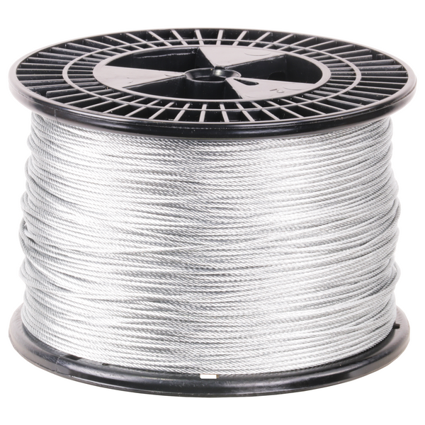 1/16 inch X 1000 foot pro strand 7x7 hot dip galvanized cable reel main#Size_1/16" X 1000'