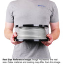 1/4 inch X 200 foot pro strand 7x19 vinyl coated galvanized cable reel size