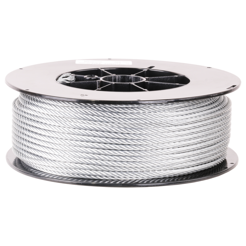 1/4 inch X 250 foot pro strand 7x19 hot dip galvanized cable reel main