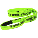 THOR-TEX USA 1 Ply 4" x 10' Eye x Eye Polyester Web Lifting Sling, Cordura Lined Tapered Eyes