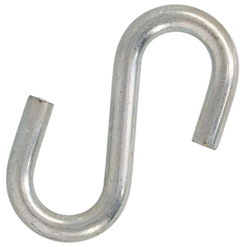 Zinc Plated Symmetric S-Hooks, Size: 1 x 46 lbs 92657003