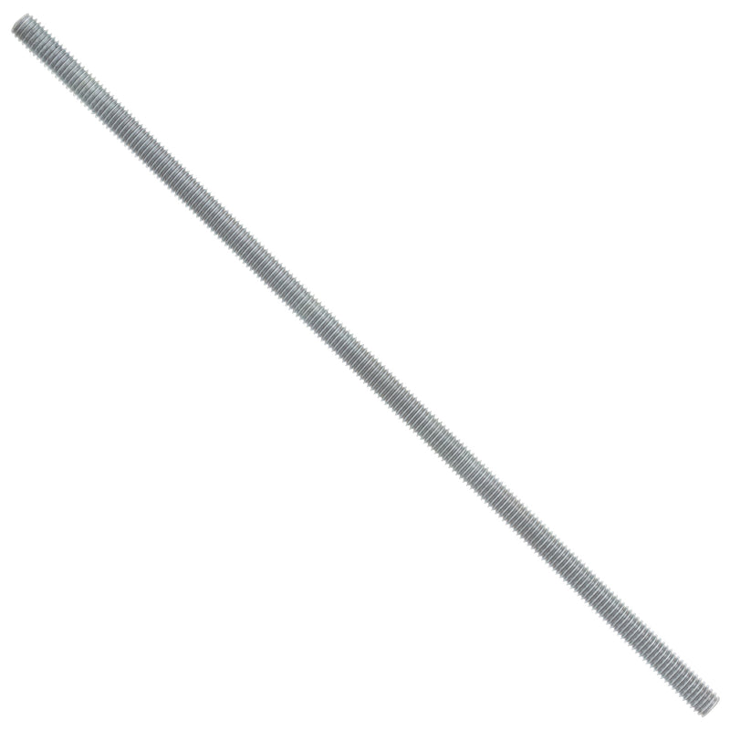 1/4" x 24" Chicago Hardware Zinc Plated Threaded Rod