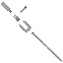 3 16 fitting assembly for stair runs on wood post exploded