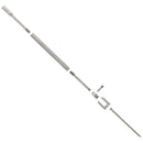 3 16 turnbuckle assembly for stair runs on wood post exploded