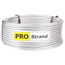 3/8 inch X 100 foot pro strand 7x19 hot dip galvanized cable reel label