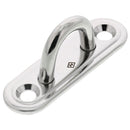 1/4" Stainless Steel Oblong Pad Eye