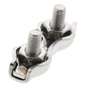 3/32" Stainless Steel Stamped Double Cable Clamp