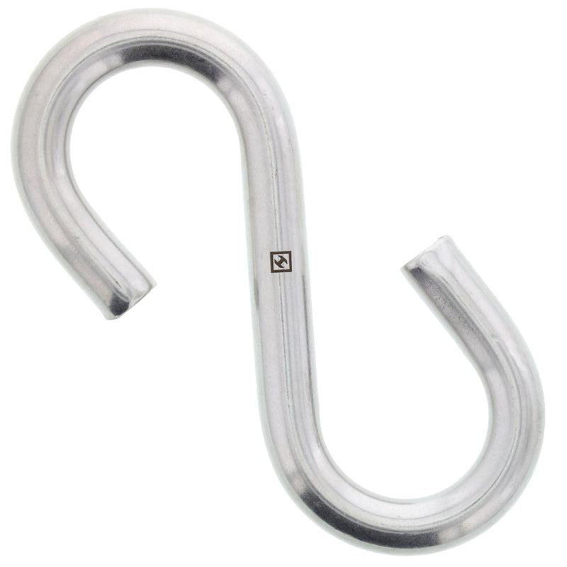 3/8" x 3-3/8" Stainless Steel S Hook