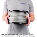 5/16 inch X 200 foot pro strand 7x19 vinyl coated galvanized cable reel size