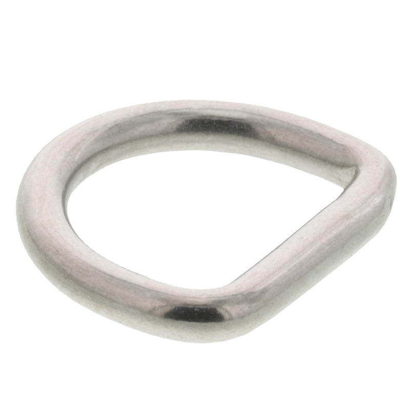 5/32" x 3/4" Stainless Steel D Ring