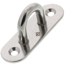 5/16" Stainless Steel Oblong Pad Eye
