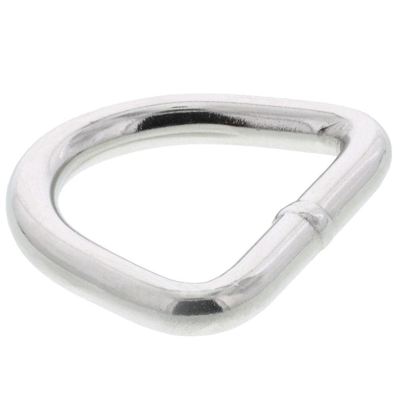 5/16" x 1-3/4" Stainless Steel D Ring