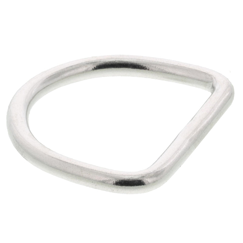 5/32" x 1-3/16" Stainless Steel D Ring
