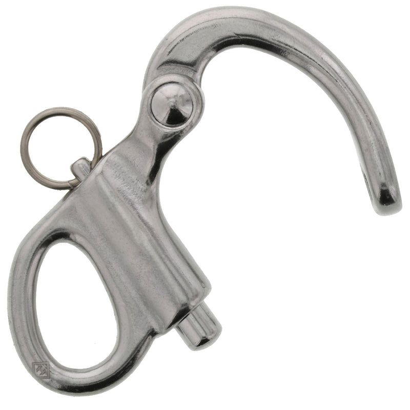 1/2 inch stainless steel fixed snap shackle alt
