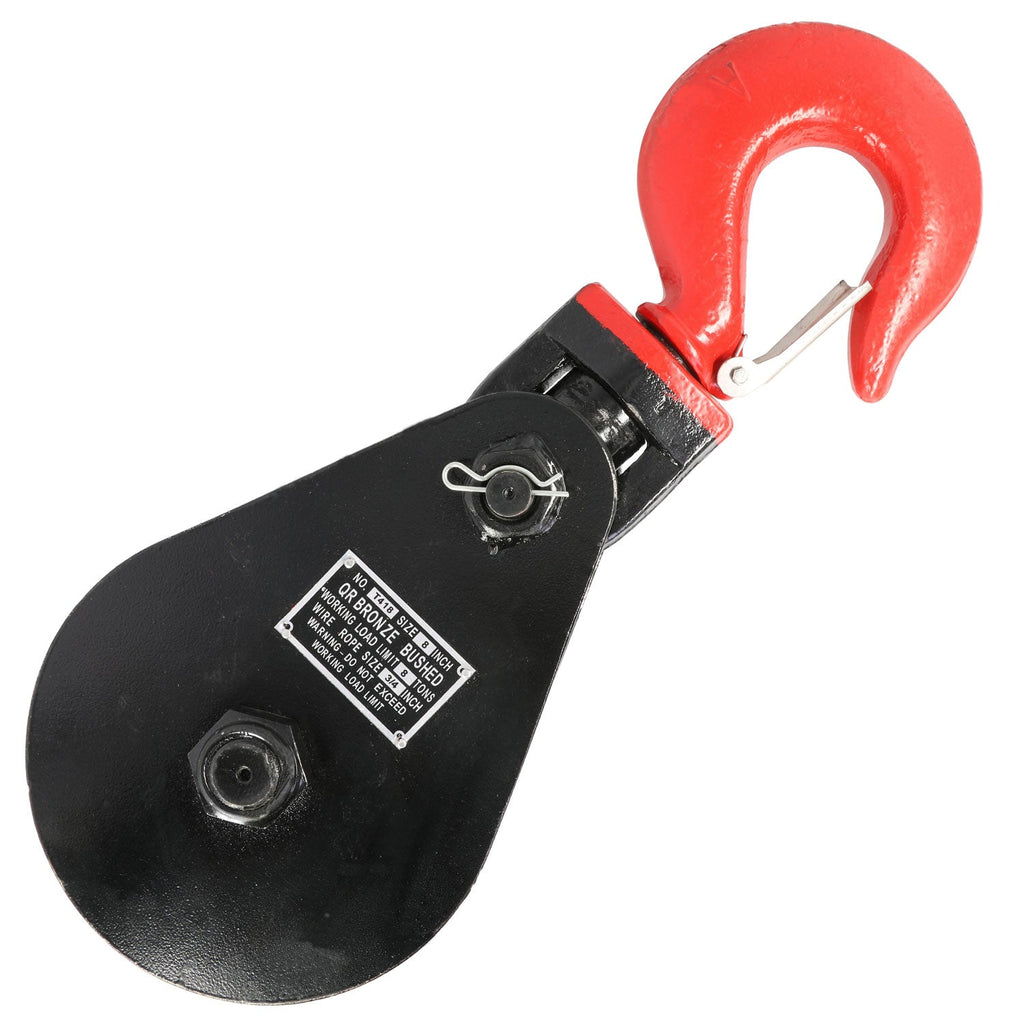 3/8 Wire Rope Pulley 4 Snatch Block Pulley For Yardging – 3/8