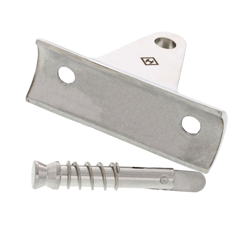 90 degree stainless steel deck hinge concave base removable pin alt 3