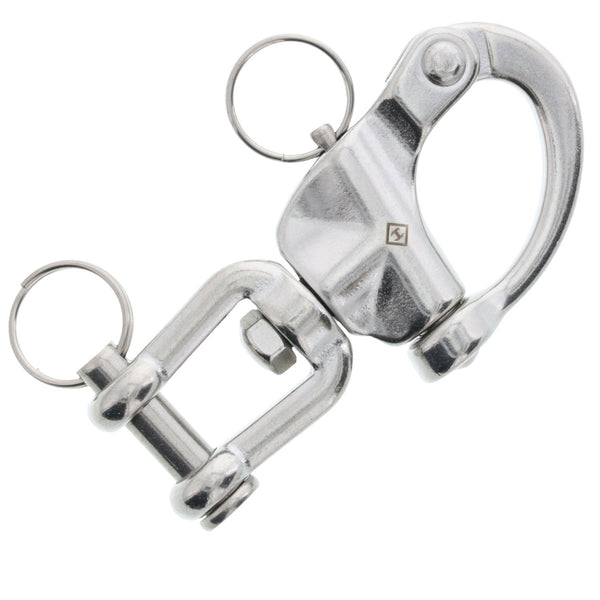 5/8 inch Stainless Steel Jaw Swivel Snap Shackle#Size_5/8"