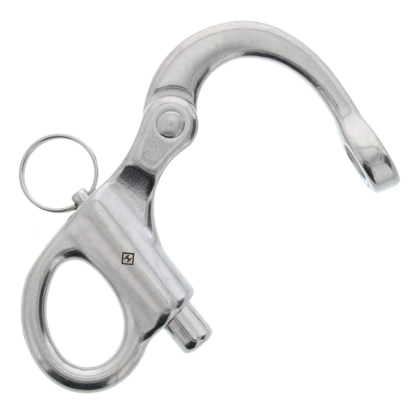 Stainless Steel Swivel Snap Hook 16mm Latch Polished Rotatable Shackle  Outdoor Hammock Rigging Hardware Accessories