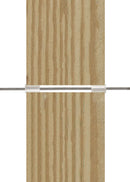 HAAS straight wood post protector post installed