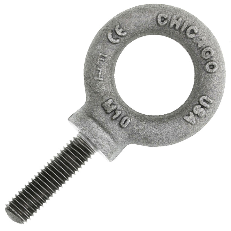 M10 Chicago Hardware Self Colored Metric Machinery Eye Bolt