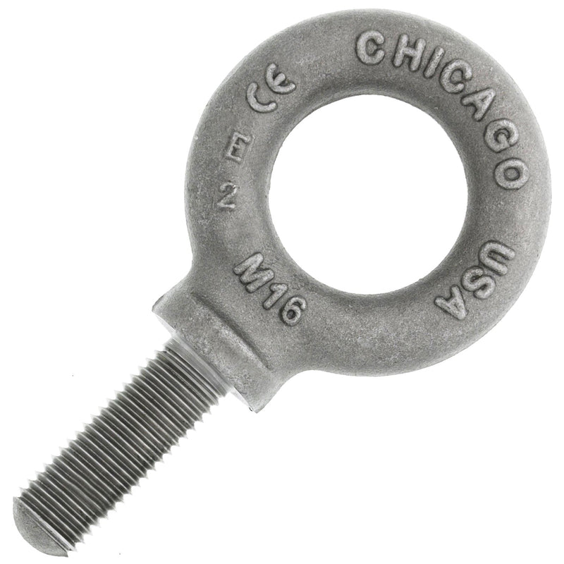 M16 Chicago Hardware Self Colored Metric Machinery Eye Bolt