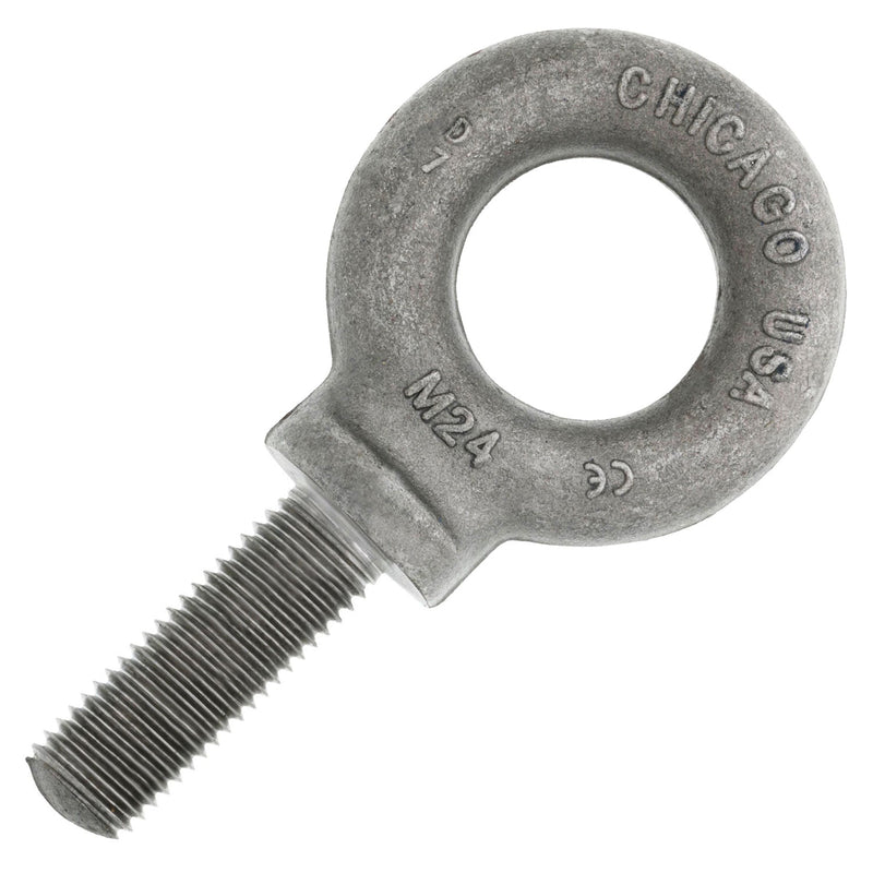 M24 Chicago Hardware Self Colored Metric Machinery Eye Bolt