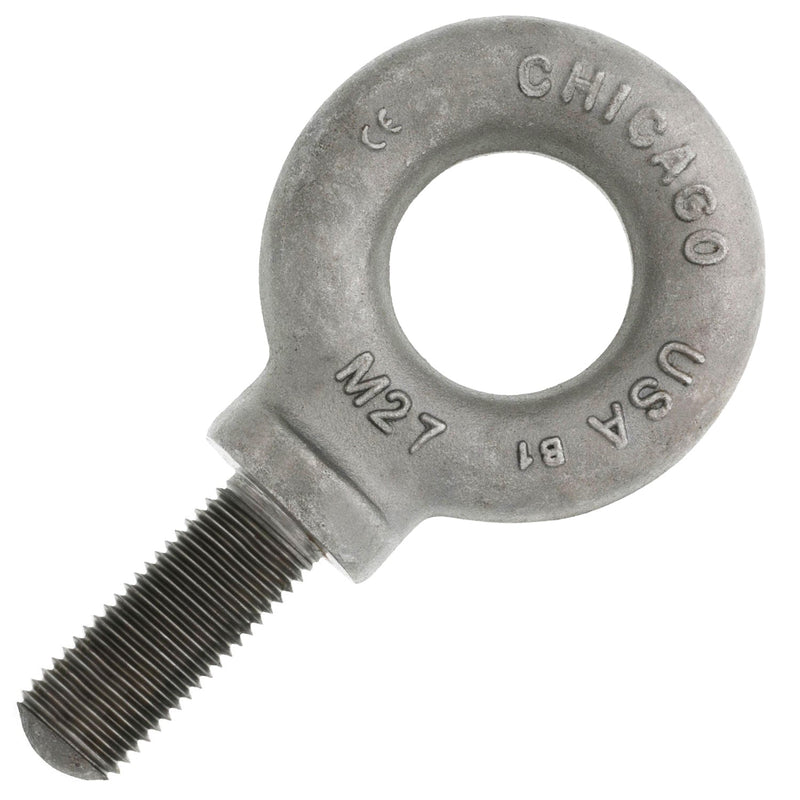 M27 Chicago Hardware Self Colored Metric Machinery Eye Bolt