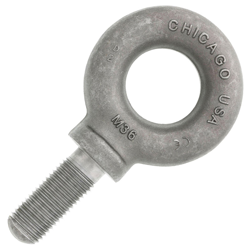 M36 Chicago Hardware Self Colored Metric Machinery Eye Bolt