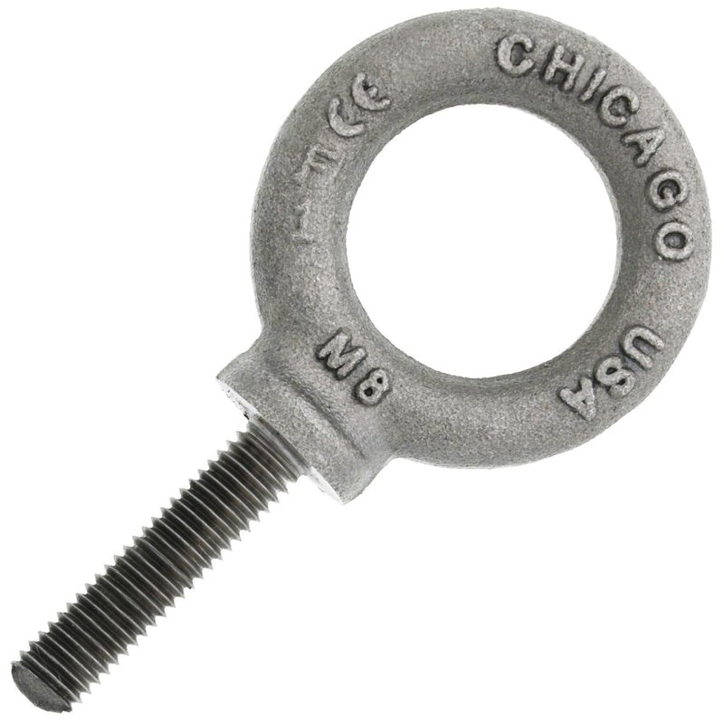 M8 Chicago Hardware Self Colored Metric Machinery Eye Bolt