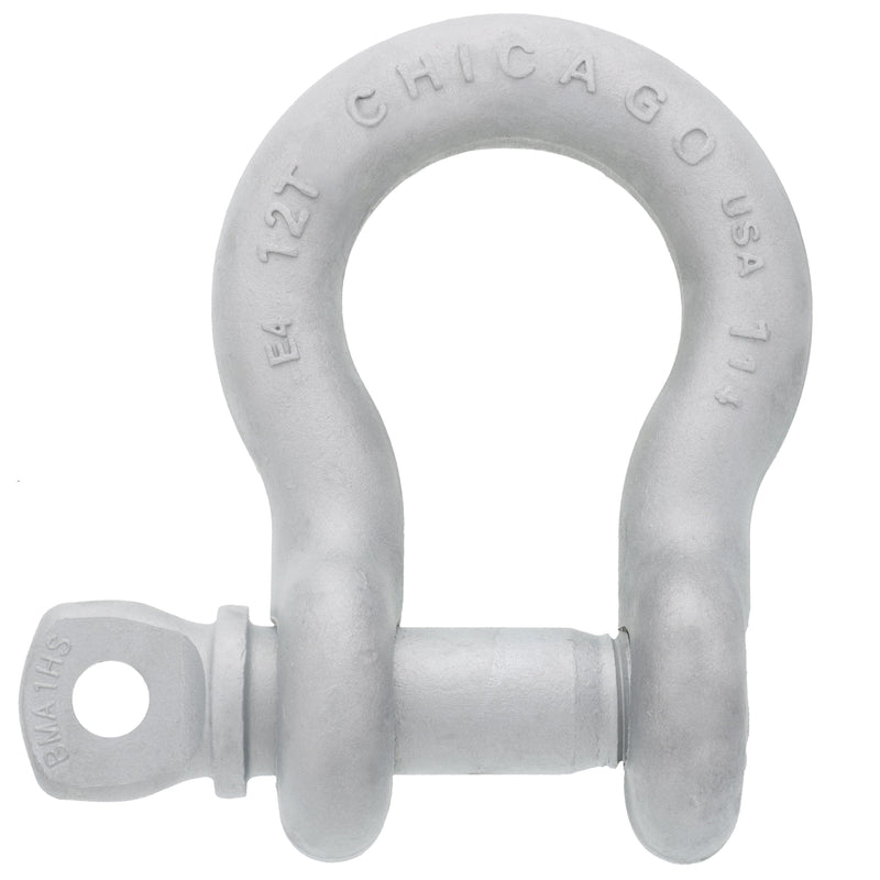 1-1/4" Chicago Hardware Hot Dip Galvanized Screw Pin Anchor Shackle