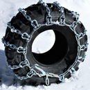 pewag 5.6mm, starWave, Double Spaced Ladder Pattern Tire Chains without Cams - for ATV/UTV - Pair - USAATV612 5.6mm