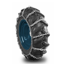 pewag 10mm, Square Link, Ladder Pattern Tire Chains without Cams - for Heavy Equipment - Pair - USA2633S 10mm