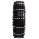 pewag 10mm, Square Link, Ladder Pattern Tire Chains without Cams - for Heavy Equipment - Pair - USA2615S 10mm