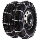 pewag 7mm, starWave, Ladder Pattern Tire Chains without Cams - Duals - for Light Truck - Pair - USA4412S