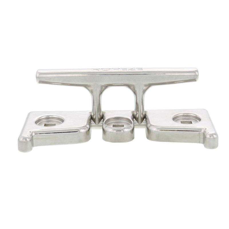 Ropeze Stainless Steel Folding Cleat front view