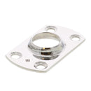 1" Tubing, 60 Degree Stainless Steel Rectangular Flat Base for Welding