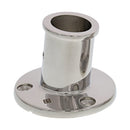 1" Tubing, 84 Degree Stainless Steel Flag Pole Base