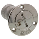 2" Hose, Stainless Steel Deck Filler, Waste