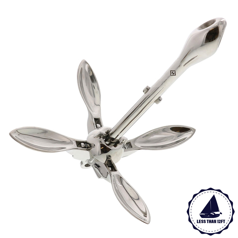 5.5 lbs Stainless Steel Folding Anchor