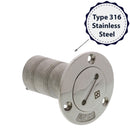 Stainless Steel Gas Deck Filler material type graphic