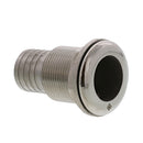 1-1/4" Stainless Steel Low Profile Thru Hull Fitting Hose Connection