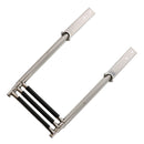 10" Stainless Steel Telescopic Boarding Ladder, 3 Steps